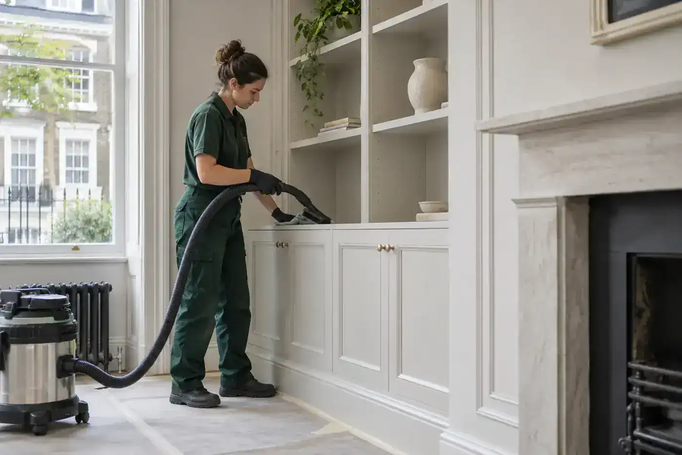 After-builders cleaning for an Islington home