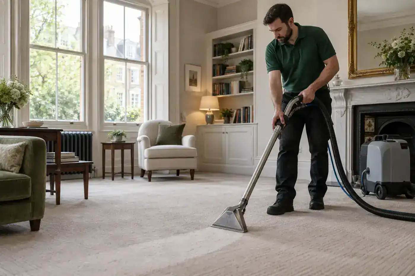 Carpet & upholstery care in an Islington home