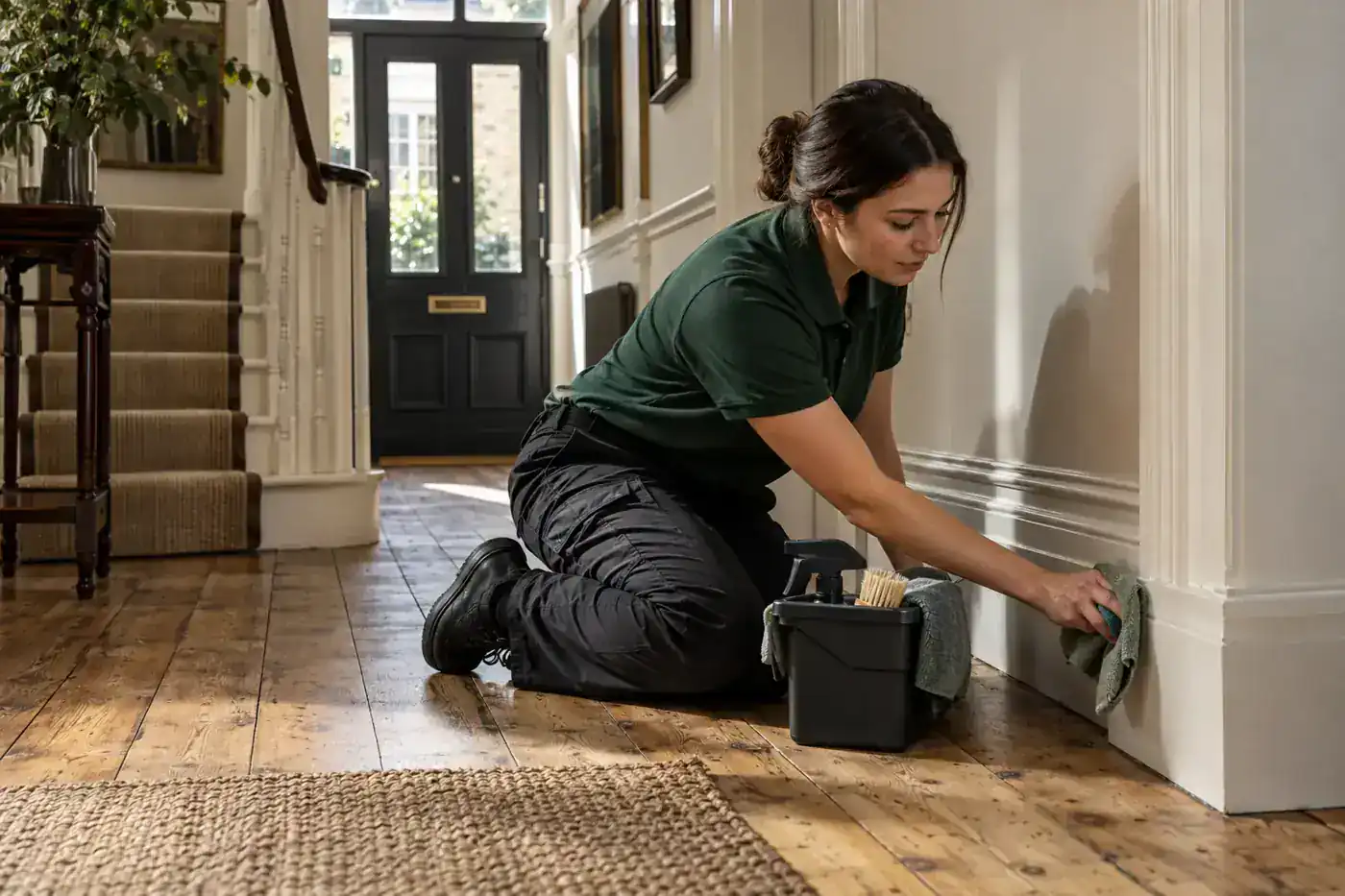 Deep cleaning in an Islington home