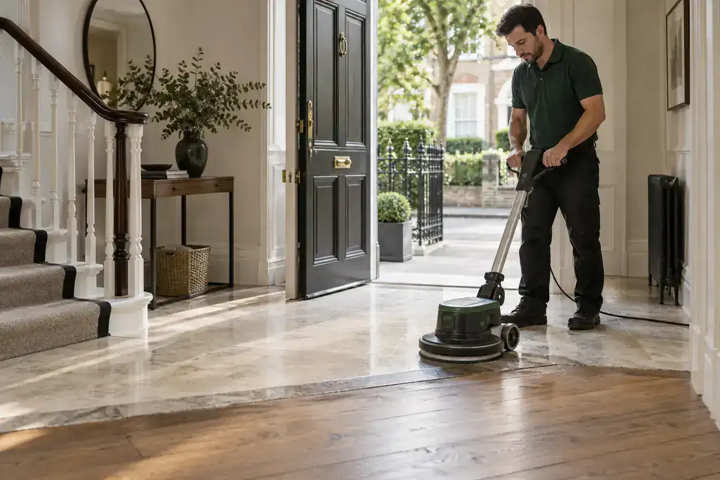 Hard-floor care for an Islington home