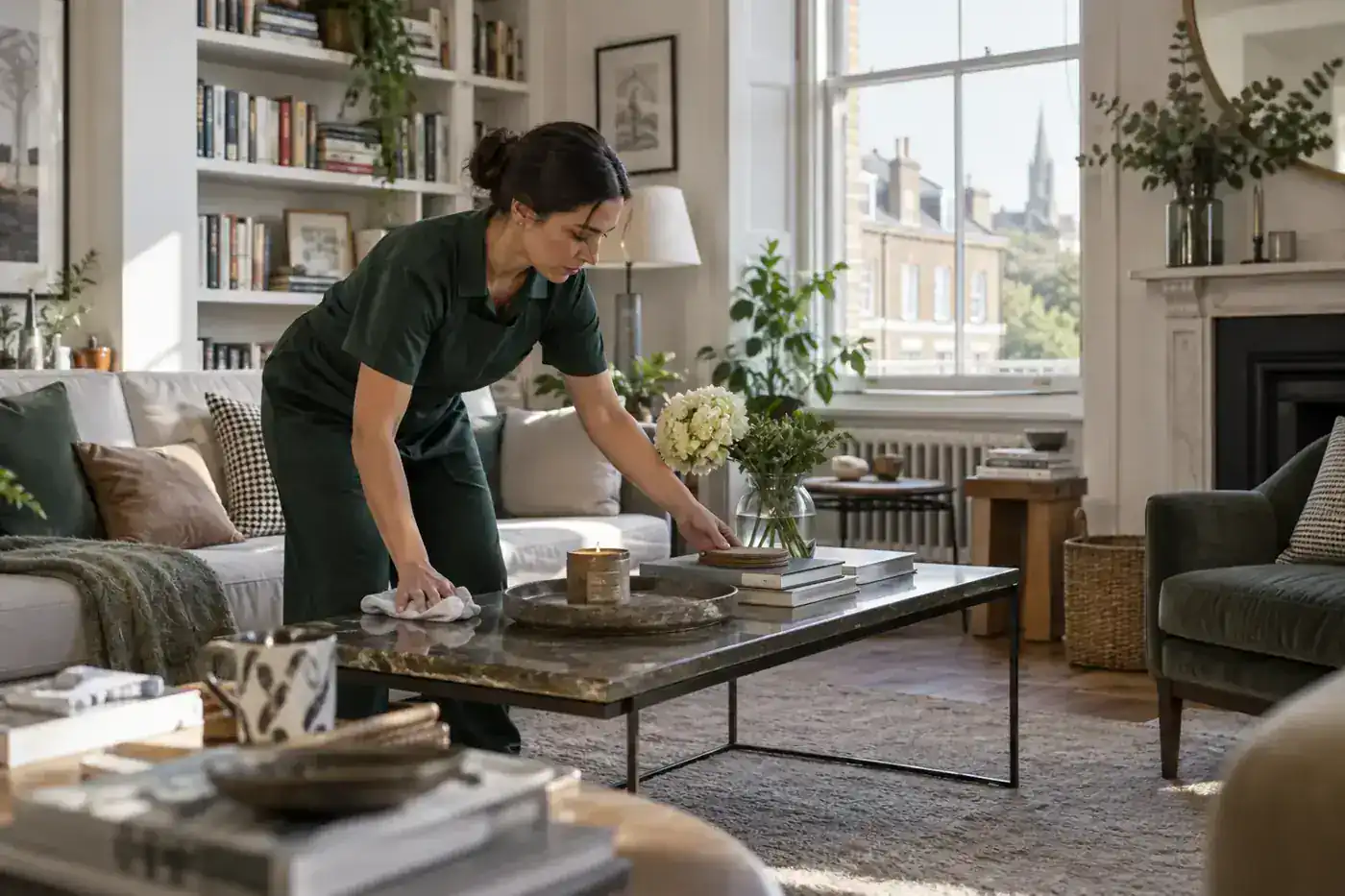 One-off cleaning in an Islington home